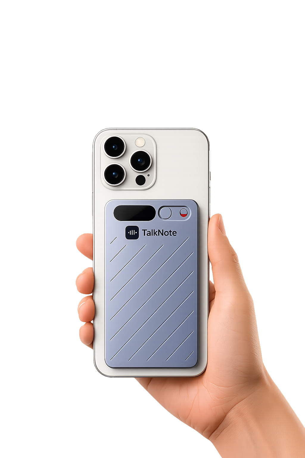 TalkNote Recorder in de hand